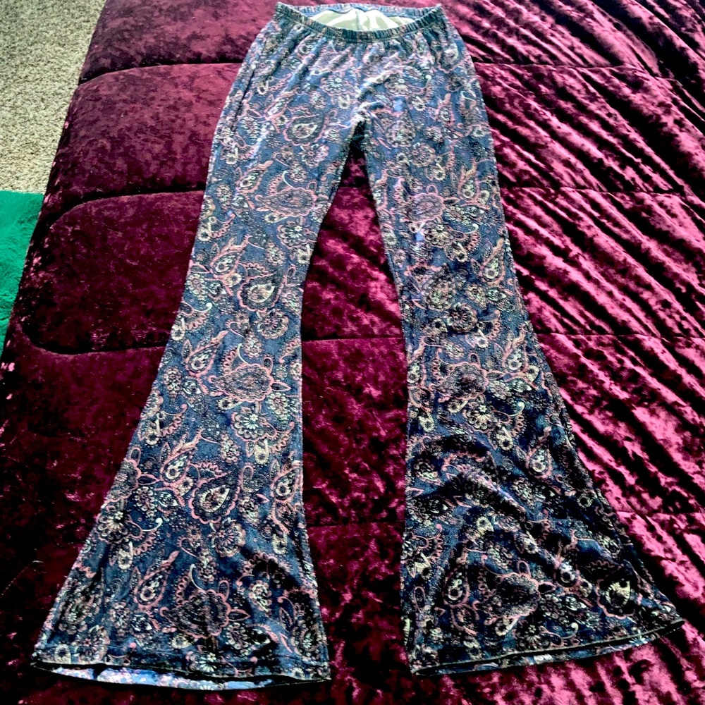 Purple Flare Pants